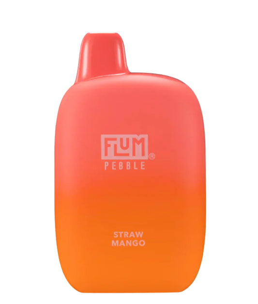 FLUM PEBBLE 6K PUFFS - STRAW MANGO